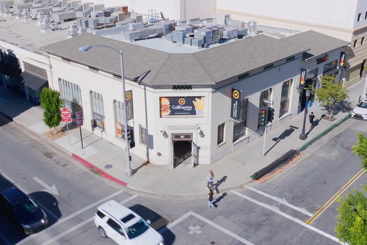 CaliExpress by Flippy, drone photo of Pasadena location